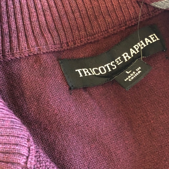 Tricots ST Raphael Men's Sweater Sleeveless L New - Picture 11 of 16